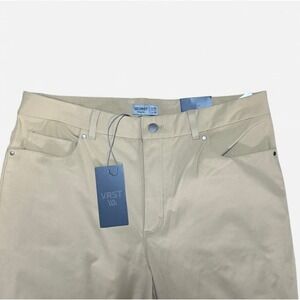 VRST Mens Limitless Athletic Fit 5 Pocket Khaki Pants Straight Leg 36x32